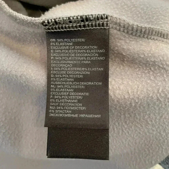 The North Face Lightweight Women's Jacket Gray w/Dark Purple Logo Women's Sz M - Picture 8 of 9